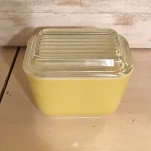 Vintage Yellow Pyrex
